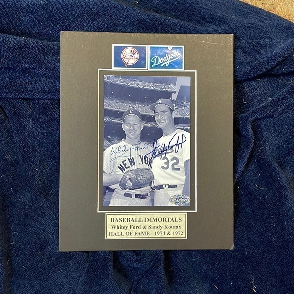 Sandy Koufax Whitey ford   Autographed Pho…